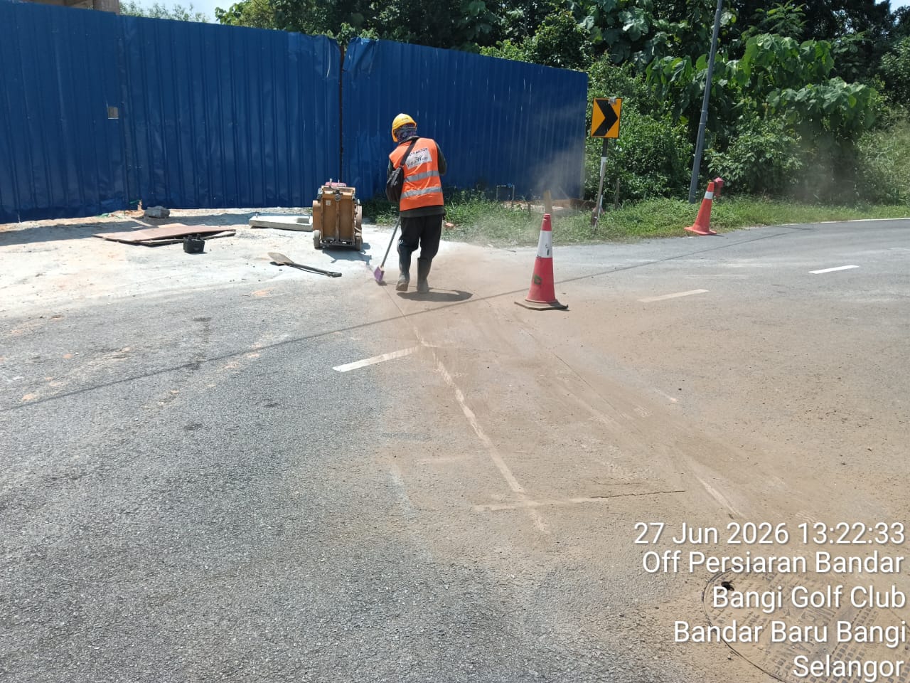 New underground sewer pipeline construction